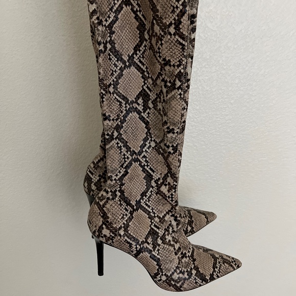 Snakeskin Boots - Picture 1 of 5